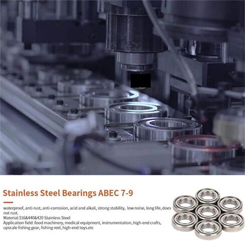 10Pcs SMR106ZZ ABEC-7 6x10x3mm Stainless Steel Ball Bearing Miniature MR106 RC Model Bearings in Saudi Arabia