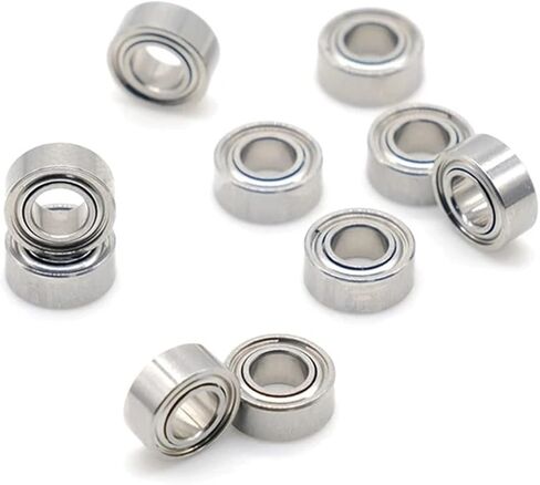 Miniature Bearings ABEC-7 5PCS MR74ZZ 4x7x2.5 mm Metal Sealed Mini Ball Bearing for Hobby Model Cars Transmission Parts in Saudi Arabia