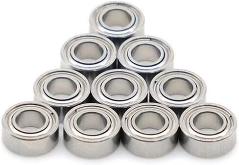 Miniature Bearings ABEC-7 5PCS MR74ZZ 4x7x2.5 mm Metal Sealed Mini Ball Bearing for Hobby Model Cars Transmission Parts in Saudi Arabia