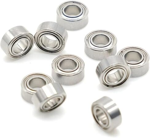 Miniature Bearings ABEC-7 5PCS MR74ZZ 4x7x2.5 mm Metal Sealed Mini Ball Bearing for Hobby Model Cars Transmission Parts in Saudi Arabia