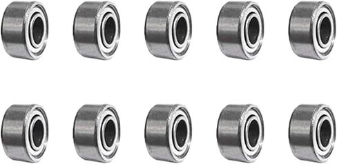 10pcs Inline Roller Skate Bearing 3x10x4mm 623zz Roller Skate Bearings Carbon Steel Precision Bearing Deep Groove for Skateboard in Saudi Arabia