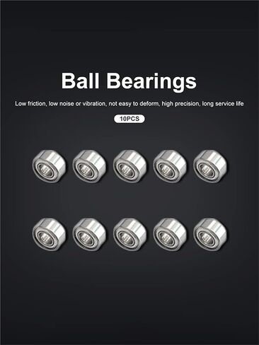 10pcs Inline Roller Skate Bearing 3x10x4mm 623zz Roller Skate Bearings Carbon Steel Precision Bearing Deep Groove for Skateboard in Saudi Arabia