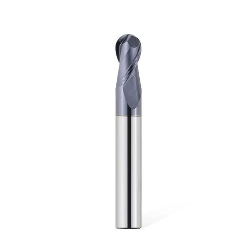 4mm 8mm shank ball الأنف نهاية طاحونة Tungsten Carbide Crbide CNC TORUTER BET MLOON TOOL HRC 45 55 65 2 FLUTE CNC Machine Tool (HRC45 ، R9XD18X100L) in Saudi Arabia