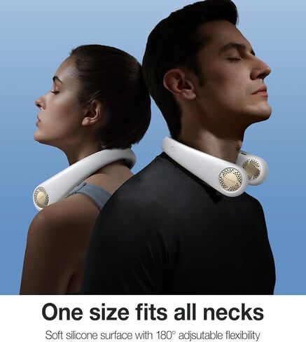 Torras 2025 Coolify 2s Dear Fan ، 3 طراز ، 3-28 ساعة عمر البطارية الممتدة ، مراوح الرقبة التي تهب الهواء البارد ، مكيف هواء الرقبة ، مروحة رقبة التبريد للعمل ، المشي لمسافات طويلة ، السفر. هدايا لزوج الأب الأب ، الأسود in Kuwait