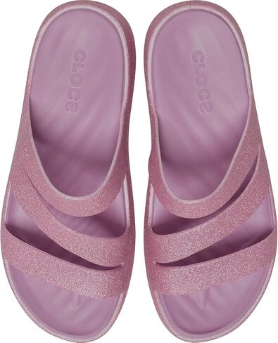 Crocs Women's Getaway Strappy Sandals, Silver, 7 in Saudi Arabia