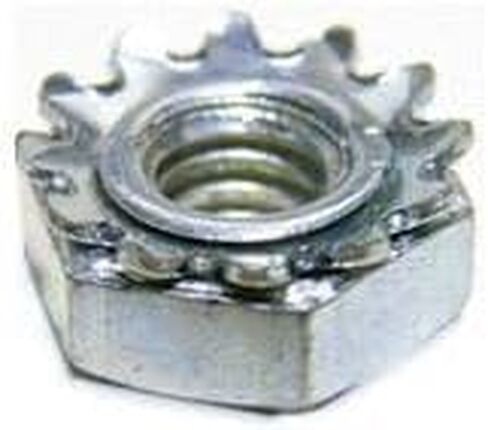 Auveco # 3494 10-24 Hex Keps Lock Washer And Nut Zinc. Qty 100. in Saudi Arabia