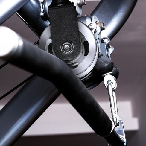 balacoo 2pcs Aluminum Alloy Pulley Peel and Stick Wallpaper Pulldown Attachments Pulley Wheel Aluminum Gym, Silverx2pcs in Saudi Arabia