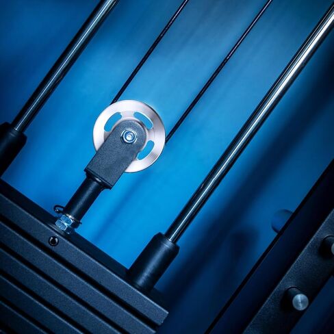 balacoo 2pcs Aluminum Alloy Pulley Peel and Stick Wallpaper Pulldown Attachments Pulley Wheel Aluminum Gym, Silverx2pcs in Saudi Arabia