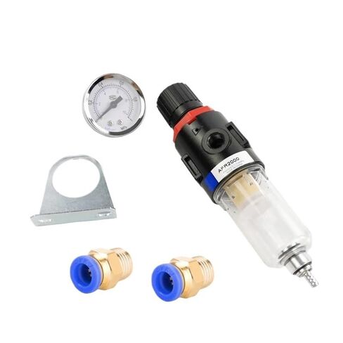 AFC2000 G1/4 "تجمع منظم مرشح الهواء ، FRL اثنين من الاتحاد معالجة مياه مياه الفصل AFR2000+AL2000 (تركيبات 4 مم) in Kuwait