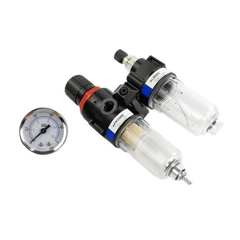 AFC2000 G1/4 "تجمع منظم مرشح الهواء ، FRL اثنين من الاتحاد معالجة مياه مياه الفصل AFR2000+AL2000 (تركيبات 4 مم) in Kuwait