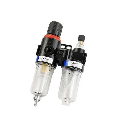 AFC2000 G1/4 "تجمع منظم مرشح الهواء ، FRL اثنين من الاتحاد معالجة مياه مياه الفصل AFR2000+AL2000 (تركيبات 4 مم) in Kuwait