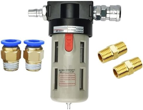 1 PCS BF4000 1/2 '' Air Source Treatment Pneumatic Component Filter Filter Filter Separator Failter Filter (BF4000 PC10-04) in Saudi Arabia