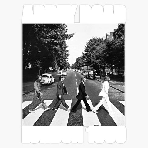 Abbey Road Sticker Bumper Sticker Vinyl Decal 5" in Saudi Arabia