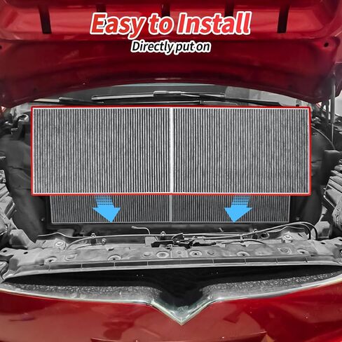 4pcs Air Filter Compatible with Tesla Model Y Cabin Air Filter HEPA Air Intake Filter Replacement with Activated Carbon for 2019-2026 Model Y Accessories Fit Model Y 2025 Refresh in Kuwait