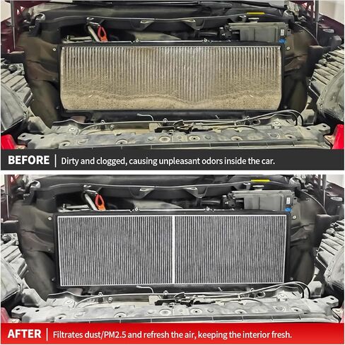 4pcs Air Filter Compatible with Tesla Model Y Cabin Air Filter HEPA Air Intake Filter Replacement with Activated Carbon for 2019-2026 Model Y Accessories Fit Model Y 2025 Refresh in Kuwait