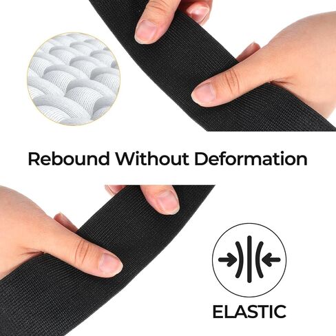 4 PCS Soccer Shin Guard Straps Anti Slip Sports Football Football Legging Legging SEDAWES LIGHTULE RAMEDICAL ALDGELS FACS FACS FACT FAR KIDS YOUNG OVEN CANCLING (Black + White) in Saudi Arabia