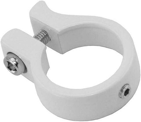 Lowrider Bike Alloy Seatpost Clamp Outer Diameter 28.6mm 324 White. in Saudi Arabia