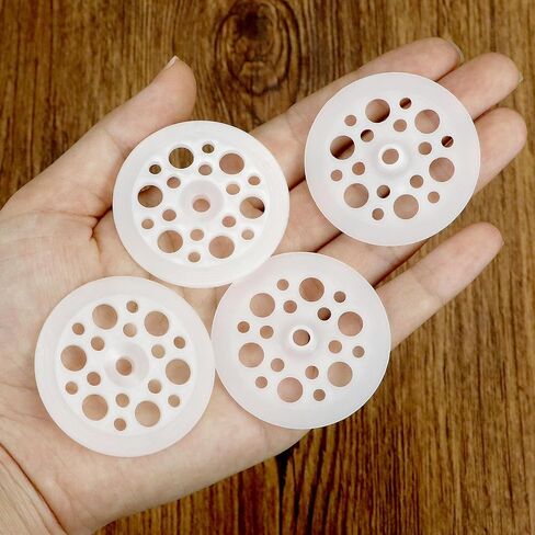 Qwork 500 PCs غسالات بلاستيكية ، وغسالات انتشار الحمل 45 ملم لتثبيت ودعم الألواح والملاءات الصلبة in Saudi Arabia