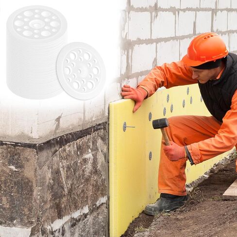 Qwork 500 PCs غسالات بلاستيكية ، وغسالات انتشار الحمل 45 ملم لتثبيت ودعم الألواح والملاءات الصلبة in Saudi Arabia