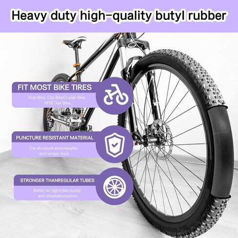 2 Set 14x2.125/2.40 Bike Tubes 14 inch Heavy-Duty Inner Tubes​ in Saudi Arabia