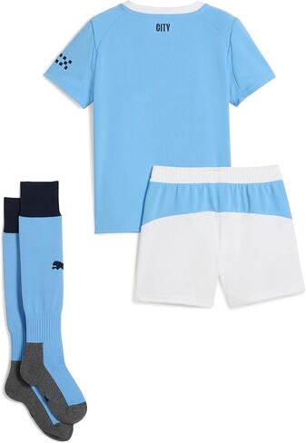 بوما مانشستر سيتي FC Little Kids 2025/26 Soccer Home Mini Kit - Team Light Blue in Saudi Arabia