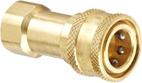 Dixon Valve 2HF2-B Brass ISO-B Interchange Fitting Hydraulic Fitting ، jopler ، 1/4 "اقتران x 1/4"-18 NPTF Thread Thread in Saudi Arabia