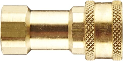 Dixon Valve 2HF2-B Brass ISO-B Interchange Fitting Hydraulic Fitting ، jopler ، 1/4 "اقتران x 1/4"-18 NPTF Thread Thread in Saudi Arabia