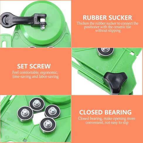 Woodworking Positioning Drilling Tool Glass Tile Suction Locator Carpentry Drilling Locator Guide in Saudi Arabia