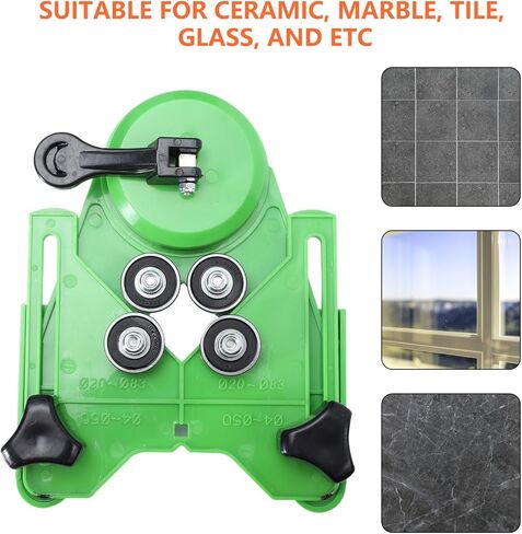 Woodworking Positioning Drilling Tool Glass Tile Suction Locator Carpentry Drilling Locator Guide in Saudi Arabia