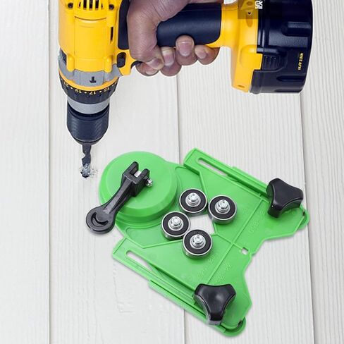 Woodworking Positioning Drilling Tool Glass Tile Suction Locator Carpentry Drilling Locator Guide in Saudi Arabia