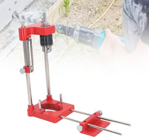 Fockety Woodworking Drill Locator, Portable Adjustable Drill Attachment with Keyed Chuck and Tapered Depth Control for Handcrafting, Furniture Making, Woodworking in Saudi Arabia