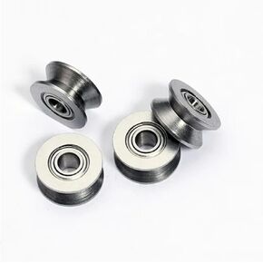 50/100pcs V624ZZ V624 624W 4x13x6mm V Groove Ball Bearing Roller Wheel for Guide Track 4 * 13 * 6mm(Bearing Steel,100Pcs) in Kuwait