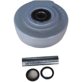 1 قطعة 4 بوصة العجلة ذات العجلة الواحدة العجلة الثقيلة ترتدي عربة مقاومة in Kuwait