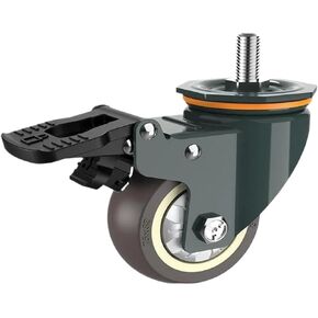 1 قطعة 2.5 بوصة M10/M12/M14/M16/M20 المسمار العجلة العالمية مع آلة صامتة رمح من المطاط الفرامل (M16- عجلة عالمية) in Kuwait