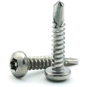Torx w/Pin Tamper Proof Security Pan Self Driller TEK-3 Screw 410 Stainless Steel - #10 x 3/4 (T-25) Qty-25 in Kuwait