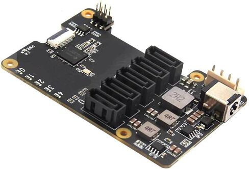 X1009 PCIE إلى لوحة توسيع 5-منفذ لمدة 5 5 ب SATA3.0 واجهات نقل البيانات بسرعة 5 جيجابت في الثانية in Saudi Arabia