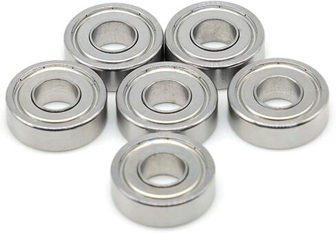 10pcs S697zz 7x17x5 مم محامل كرة مقاوم للصدأ من الفولاذ المقاوم للصدأ AISI440C in Saudi Arabia