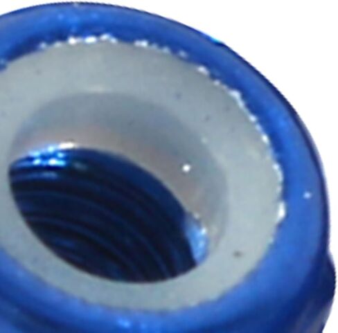 10 PCS M3 المكسرات ، المكسرات السداسية ، جوز المحور ، النايلون ذو الحواف الألومنيوم ، بديل للجوز العادي من الأجهزة ، المركبات ، المنزل ، الأزرق الملكي in Saudi Arabia