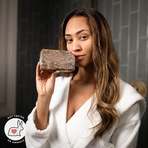 era of nature Best Raw ORGANIC AFRICAN BLACK SOAP, for Dry Skin and Skin Conditions. Pure & Natural Ingredients, Imported From Ghana - 1lb (16oz) in Saudi Arabia