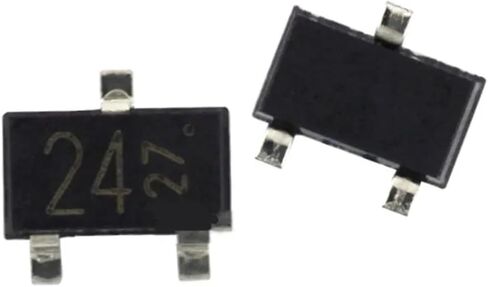 40PCS DTC114EKA SMD Transistor SOT-23 0.1A 50V Code: 24 in Saudi Arabia