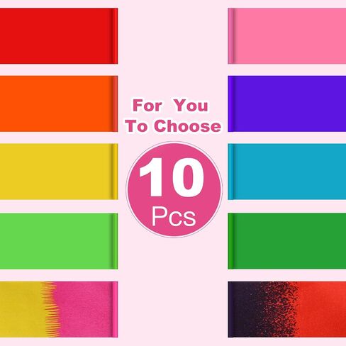 10pcs Dance Ribbons for Kids, Birthday Decoration, Ribbon Dancing Wands Party Favors, Dance Streamers Gifts & Girls Party Games Props,Rainbow Gymnastics Ribbon Wands in Saudi Arabia