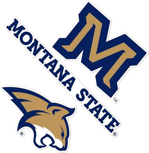 Desert Cactus Montana University Sticker Bobcats MSU Vinyl Scals Laptop Gater Bottle Scrapbook T5 (Type 5-1) in Saudi Arabia