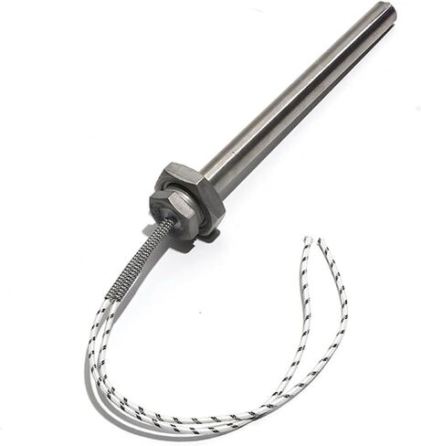 BIRAN M16*200mm G1/2 20mm Thread Cartridge Heater 60V/72V Single-Ended Heating Tube 200-1000W for Heating Rods Without nut(M16x200mm 60V 500W) in Saudi Arabia