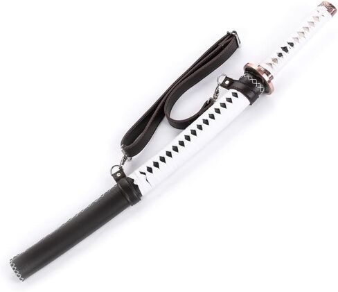 Siwode The Walking Dead Michonne's Katana Sword ، T10 Clay_tempered Steel ، Damascus Steel in Saudi Arabia