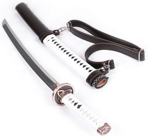 Siwode The Walking Dead Michonne's Katana Sword ، T10 Clay_tempered Steel ، Damascus Steel in Kuwait