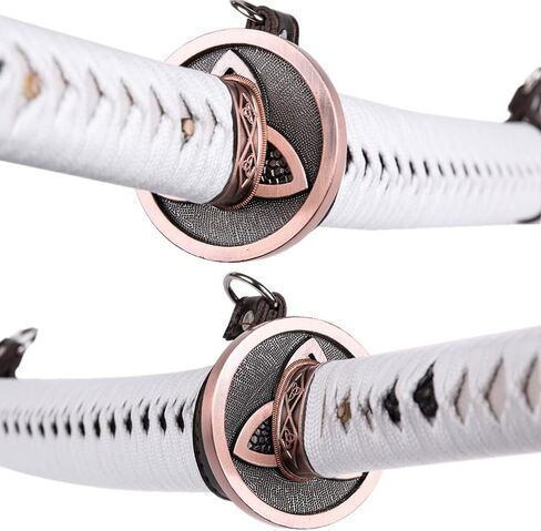 Siwode The Walking Dead Michonne's Katana Sword ، T10 Clay_tempered Steel ، Damascus Steel in Kuwait