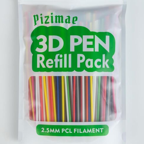 300 Pcs 3D Pen Filament 10 Colors 3D Doodler Pen Refills for 3D Start 3D Pen Low Printing Temperat Pizimae in Saudi Arabia