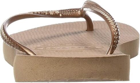 Havaianas Women’s Slim Flip Flop Sandals ، وردة الباليه ، وحجم 7-8 (37/38 BR) ،-مريحة ، خفيفة الوزن ، متينة الشاطئ ، 2 عبوة in Kuwait
