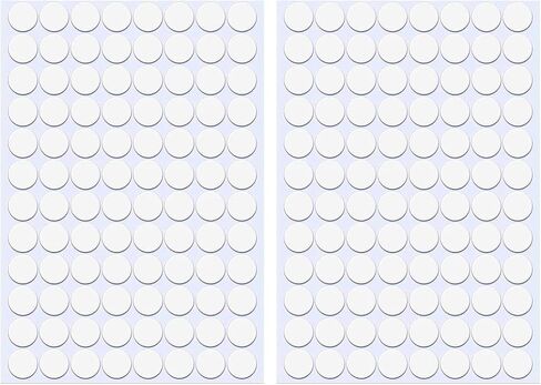 Self-Adhesive Screw Hole Stickers,2-Table 96 in 1 Self-Adhesive Screw Covers Caps Dustproof Sticker 15mm White in Kuwait