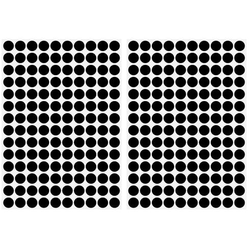ملصقات ثقب المسمار ذاتية اللصق ، 2 طاولة 96 في 1 يغطى المسمار ذاتيا اللصق أغطية مقاوم للغبار 15 مم أبيض in Kuwait